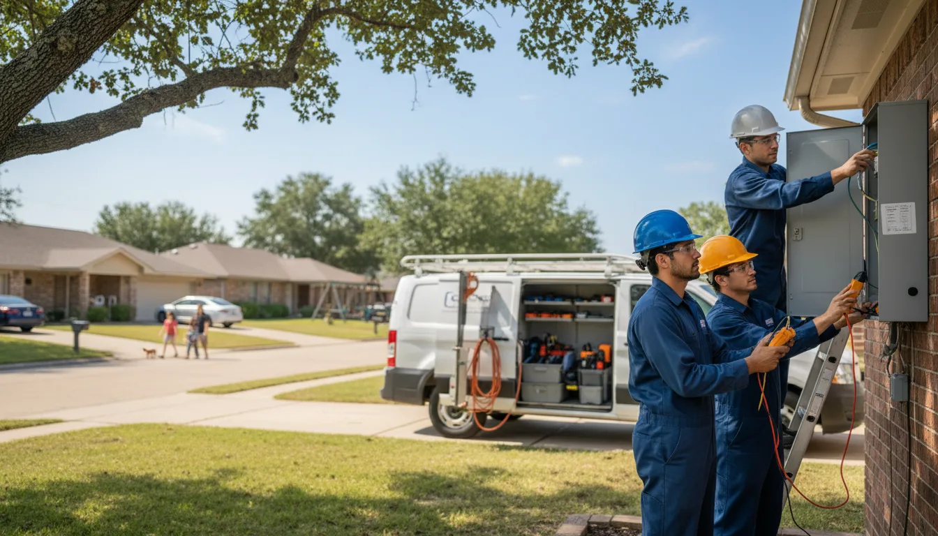 Certified electrician providing emergency electrical services in North Bend, NE